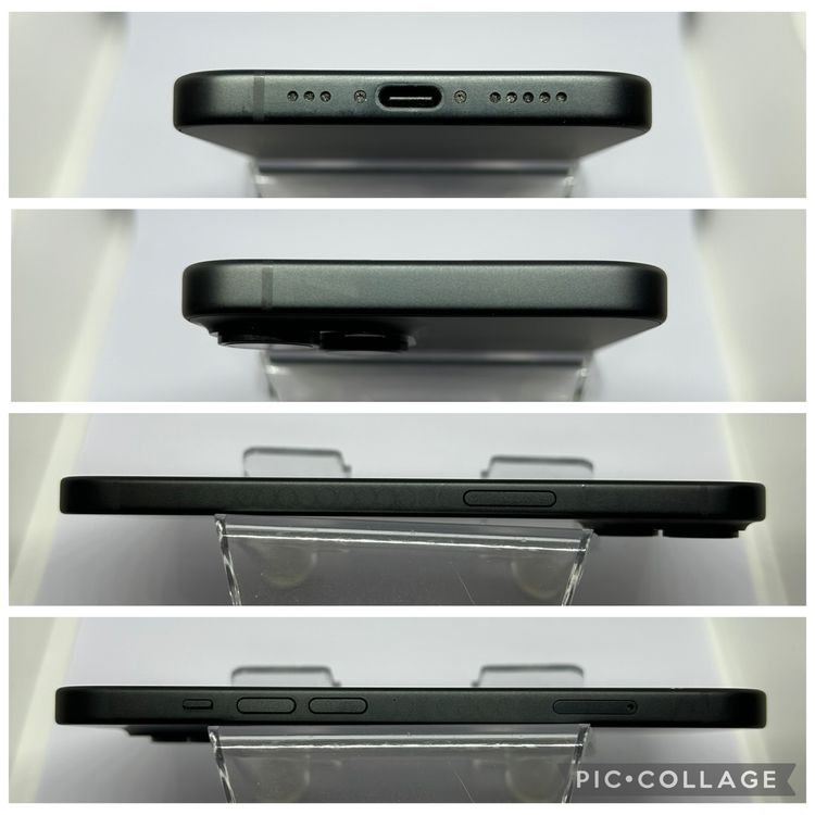 ��SIM�ե꡼ iPhone15  256GB �֥�å� �Хåƥ꡼85%