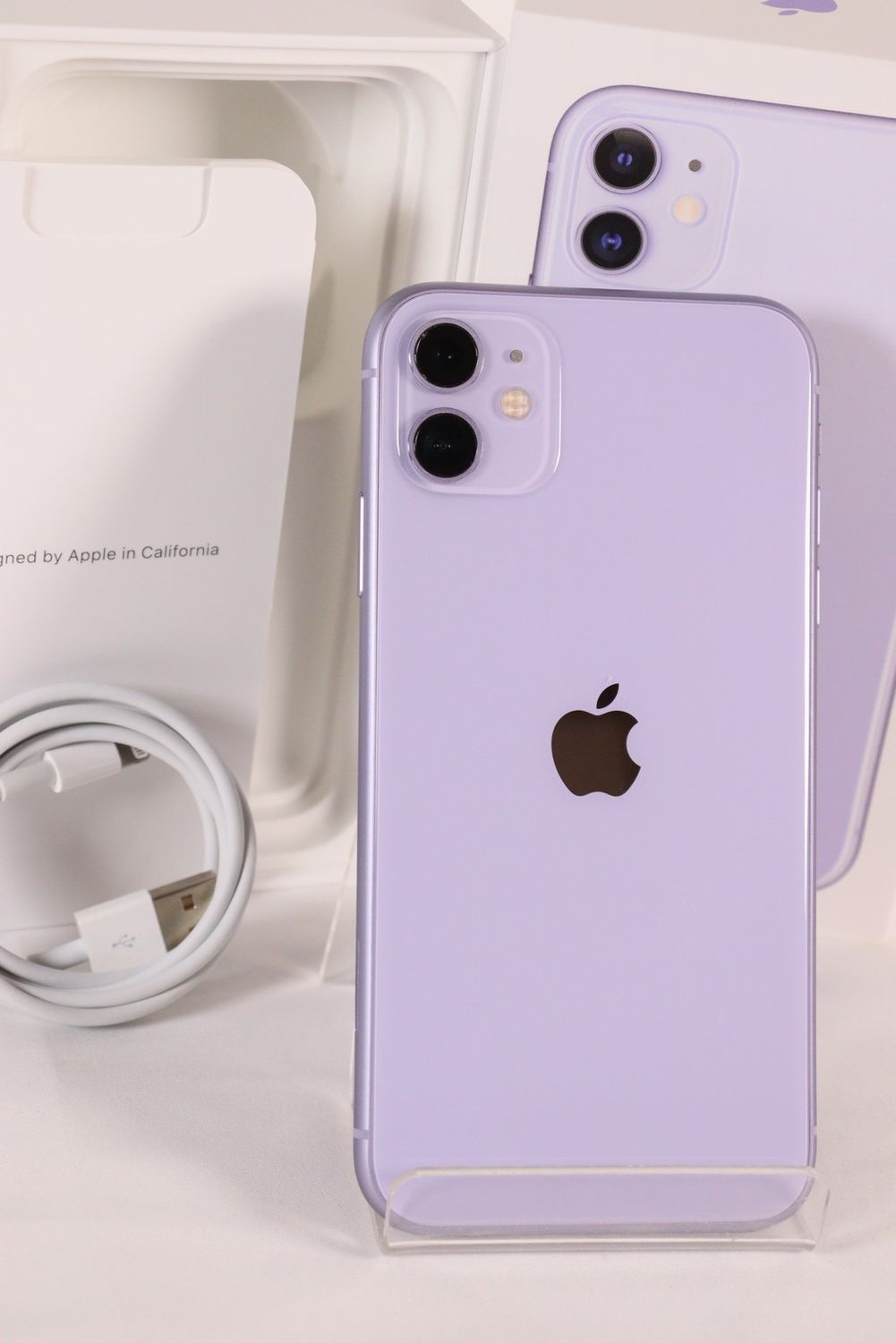 ムスビー｜○ハピネスネット SIMフリー iPhone11 128GB パープル 送料  