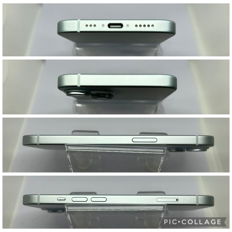 ��SIM�ե꡼ iPhone15  128GB �֥롼 �Хåƥ꡼100%