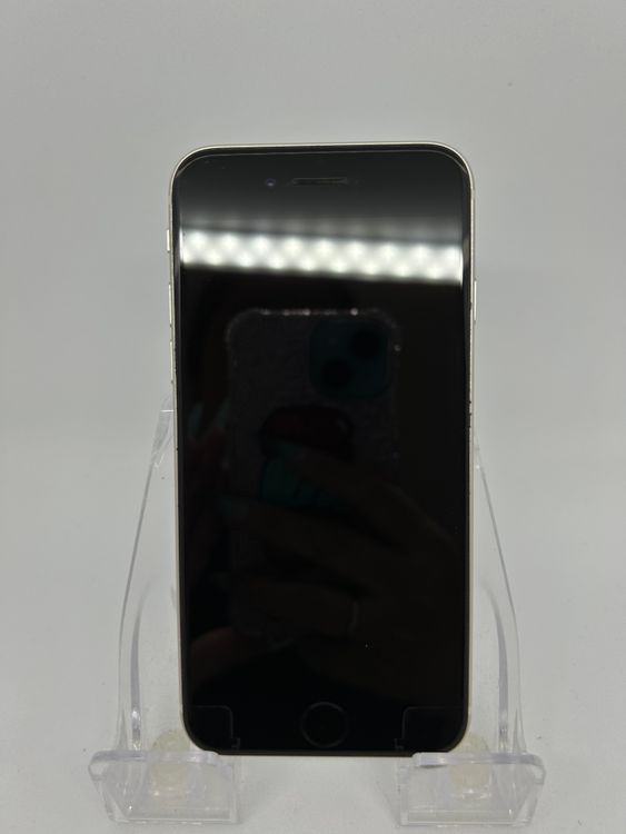 ��SIM�ե꡼ iPhoneSE��3����  128GB �ۥ磻�� �Хåƥ꡼77%