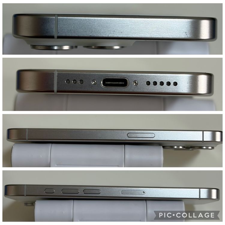 ���Хåƥ꡼85% SIM�ե꡼ iPhone15Pro 256GB �ۥ磻�ȥ����˥���