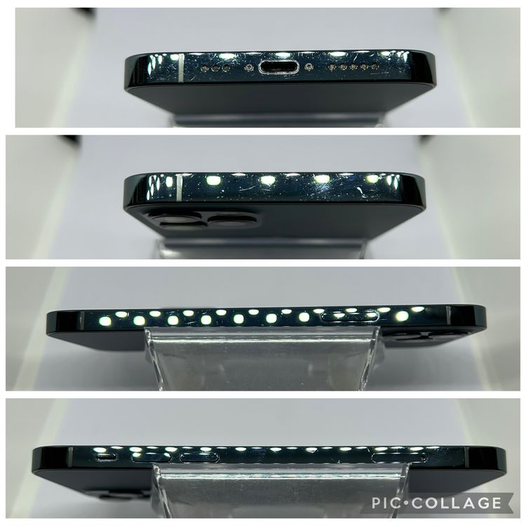 ��SIM�ե꡼ iPhone12Pro  128GB �ѥ��ե��å��֥롼 �Хåƥ꡼74%