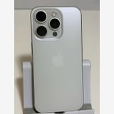 ���Хåƥ꡼82% SIM�ե꡼ iPhone15Pro 256GB �ۥ磻�ȥ����˥���