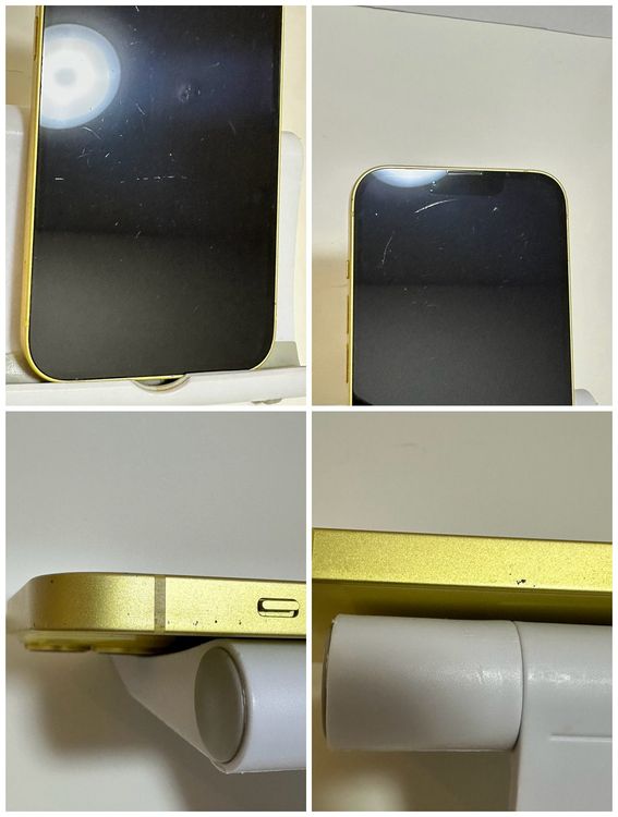 ���Хåƥ꡼84% SIM�ե꡼ iPhone14 128GB ��������