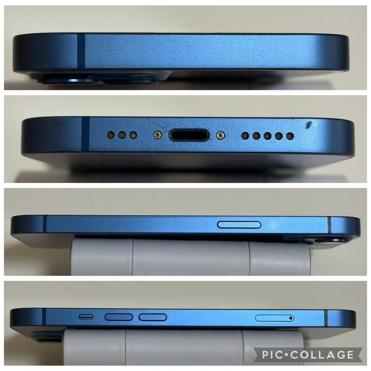 ���Хåƥ꡼85% SIM�ե꡼ iPhone13 128GB �֥롼