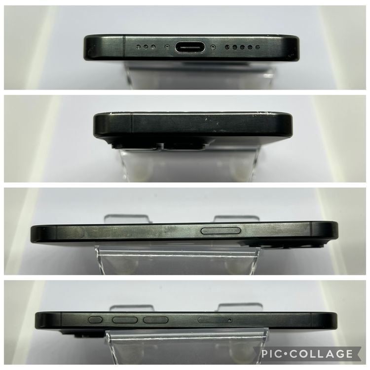 ��SIM�ե꡼ iPhone15Pro  128GB �֥�å������˥��� �Хåƥ꡼85%