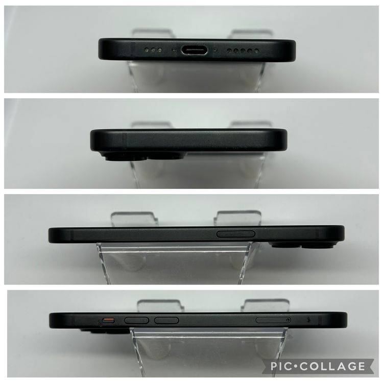 ��SIM�ե꡼ iPhone15  128GB �֥�å� �Хåƥ꡼78%