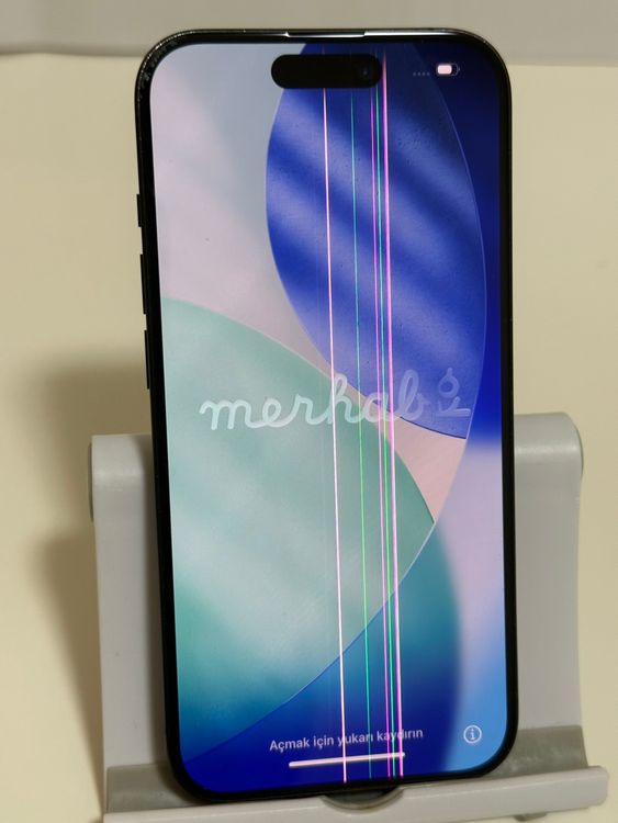 ������� �Хåƥ꡼84% SIM�ե꡼ iPhone15 Pro 128GB �֥롼�����˥���