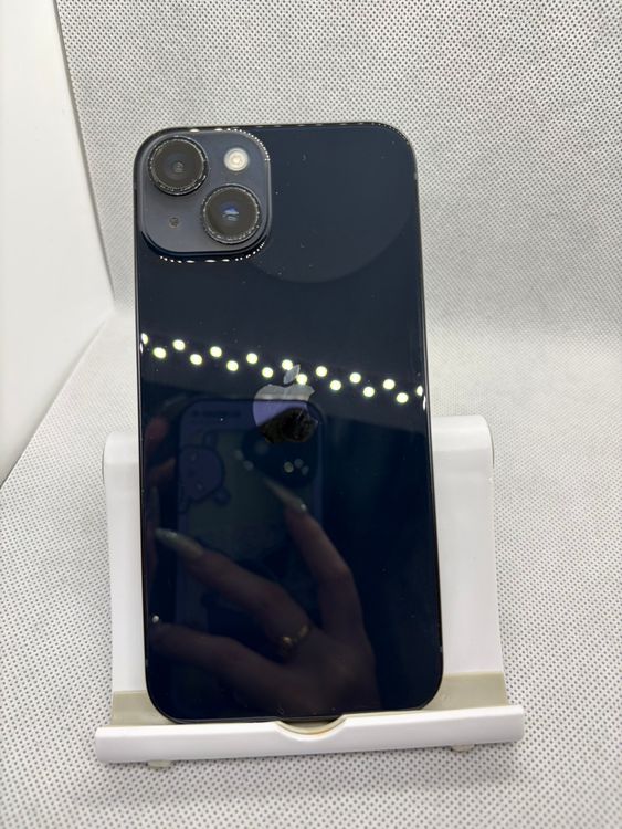 ���ϥԥͥ��ͥå� SIM�ե꡼ iPhone14 128GB �ߥåɥʥ��� �Хåƥ꡼80%