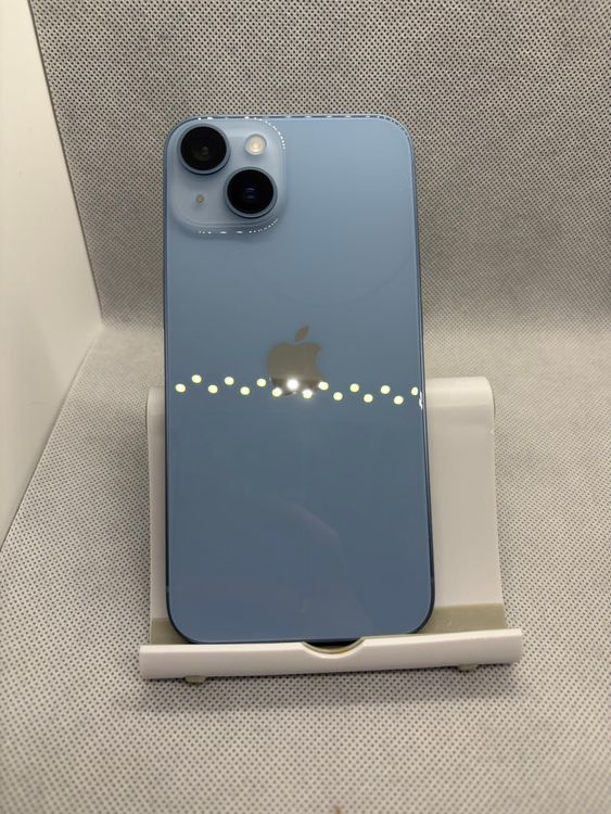 ��Ķ���� SIM�ե꡼ iPhone14 128GB �֥롼 �Хåƥ꡼82%