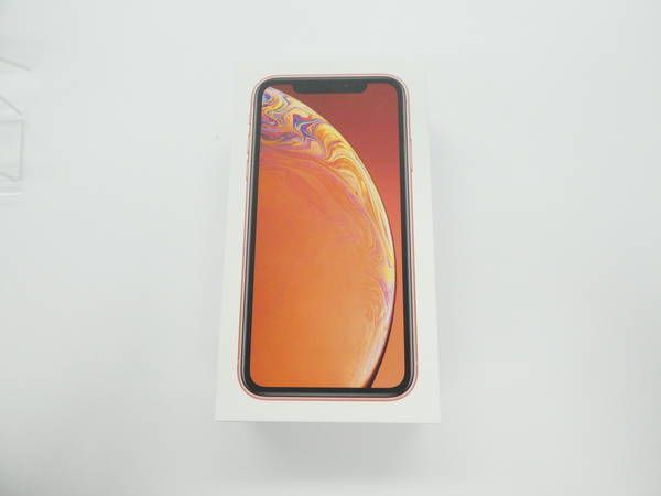 ムスビー｜○ハピネスネット 新品未使用品 iPhoneXR 64GB コーラル au  