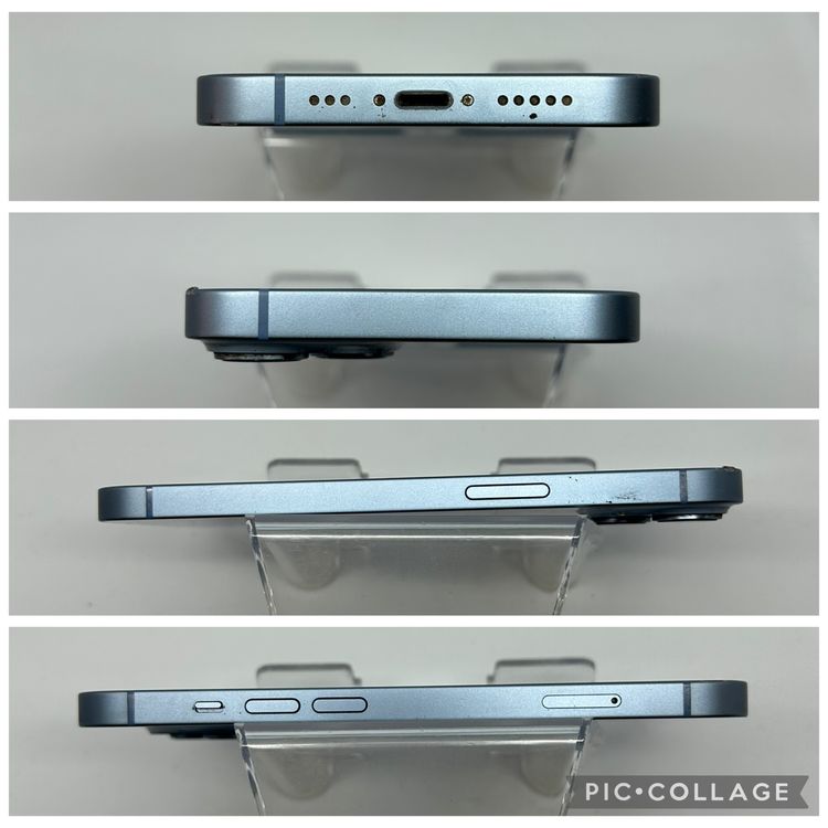 ��SIM�ե꡼ iPhone14  128GB �֥롼 �Хåƥ꡼78%