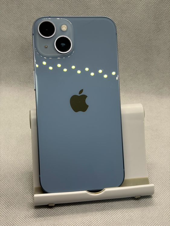 ���Хåƥ꡼82% SIM�ե꡼ iPhone14 128GB �֥롼