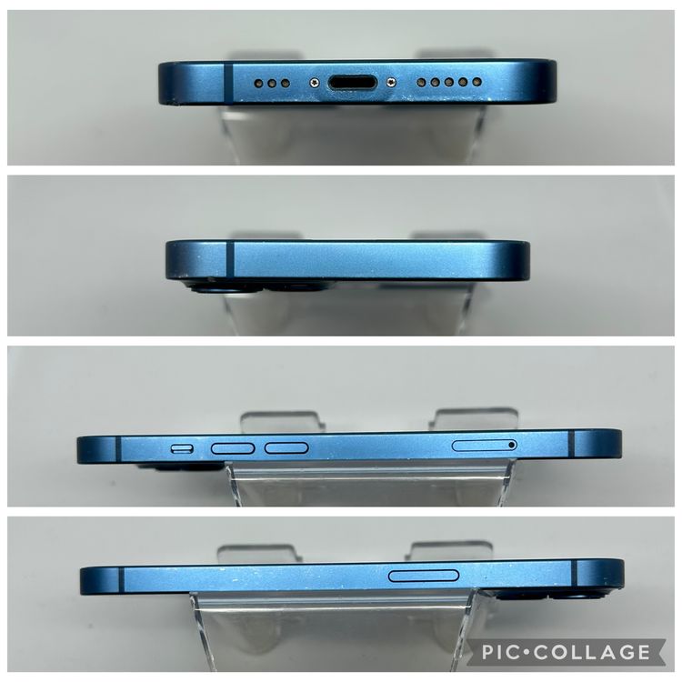 SIM�ե꡼ iPhone13  128GB �֥롼 �Хåƥ꡼75%