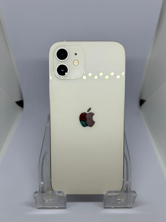 ��SIM�ե꡼ iPhone12  128GB �ۥ磻�� �Хåƥ꡼77%
