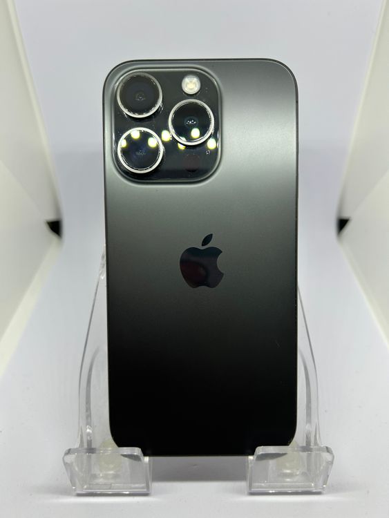 ��SIM�ե꡼ iPhone15Pro  128GB �֥�å������˥��� �Хåƥ꡼85%