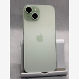 ○バッテリー100% SIMフリー iPhone15 256GB グリーン
