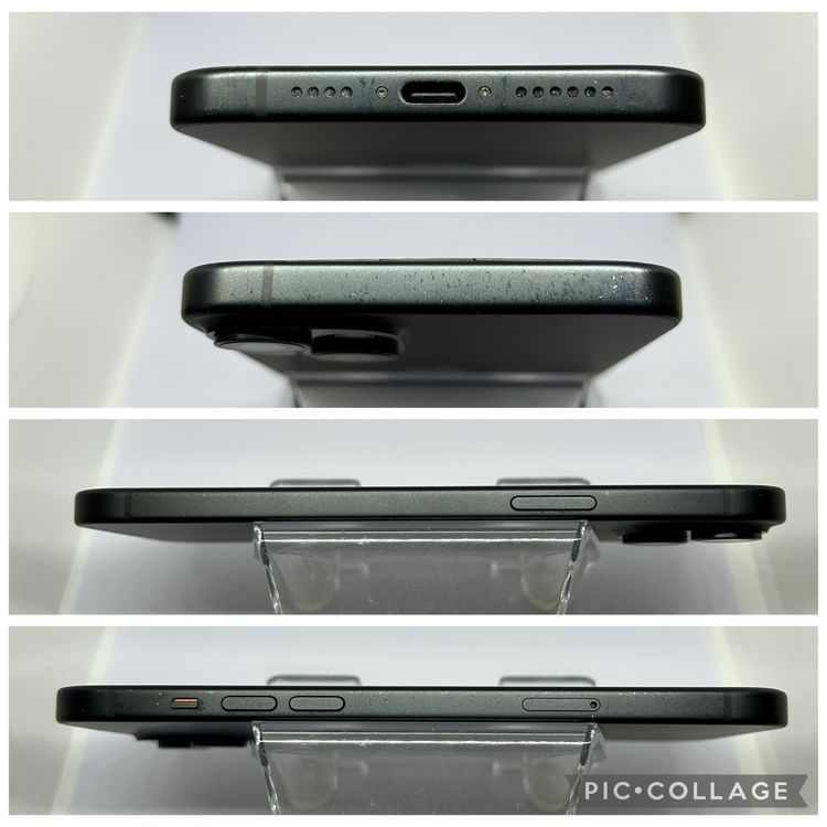 ��SIM�ե꡼ iPhone15Plus  128GB �֥�å� �Хåƥ꡼92%
