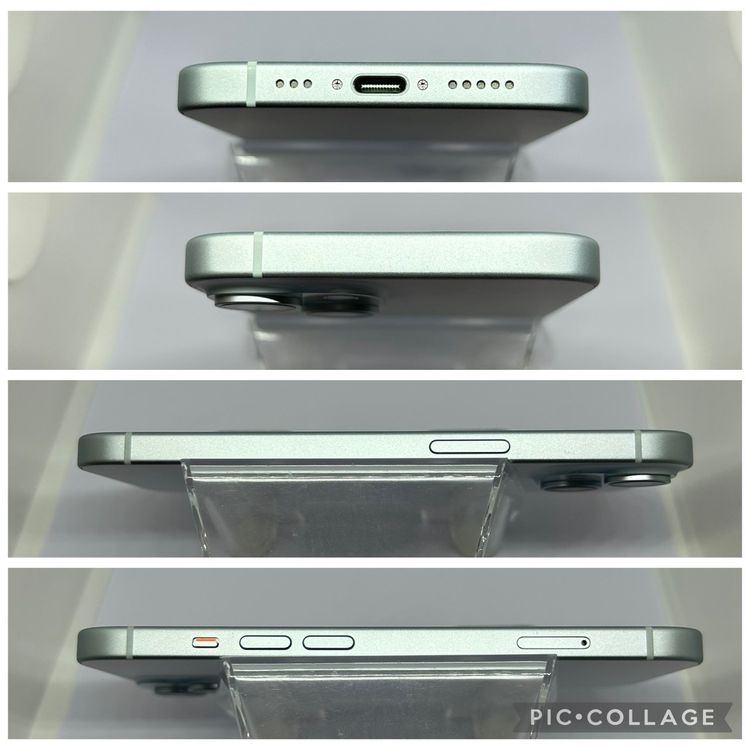 ��SIM�ե꡼ iPhone15  128GB �֥롼 �Хåƥ꡼75%