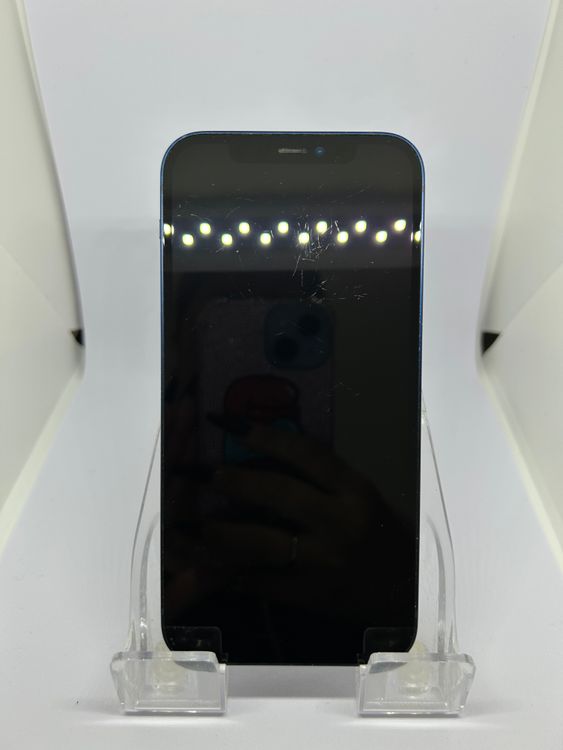 ��SIM�ե꡼ iPhone12  128GB �֥롼 �Хåƥ꡼75%