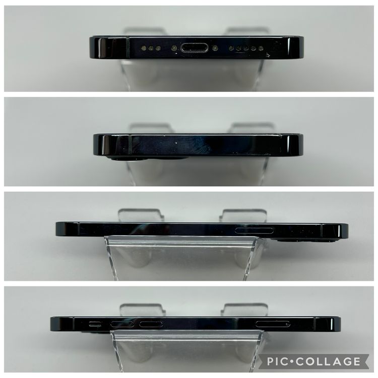 ��SIM�ե꡼ iPhone12Pro  128GB �ѥ��ե��å��֥롼 �Хåƥ꡼74%