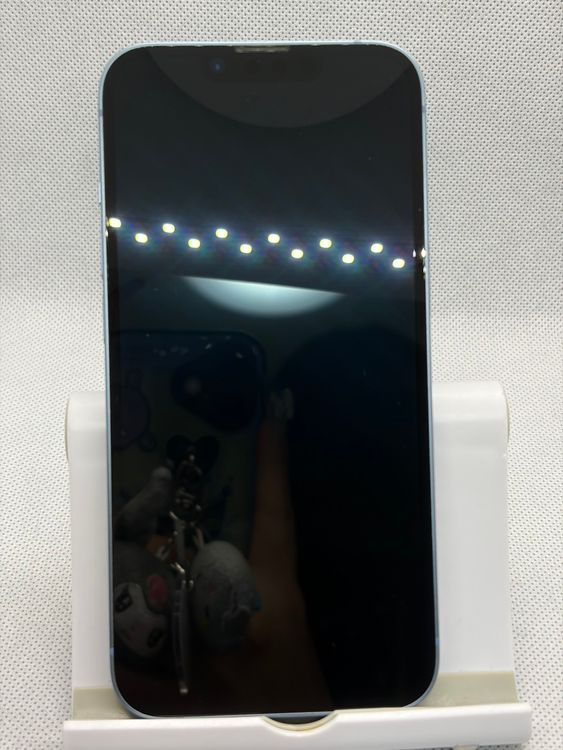 ��Ķ���� SIM�ե꡼ iPhone14 128GB �֥롼 �Хåƥ꡼81%
