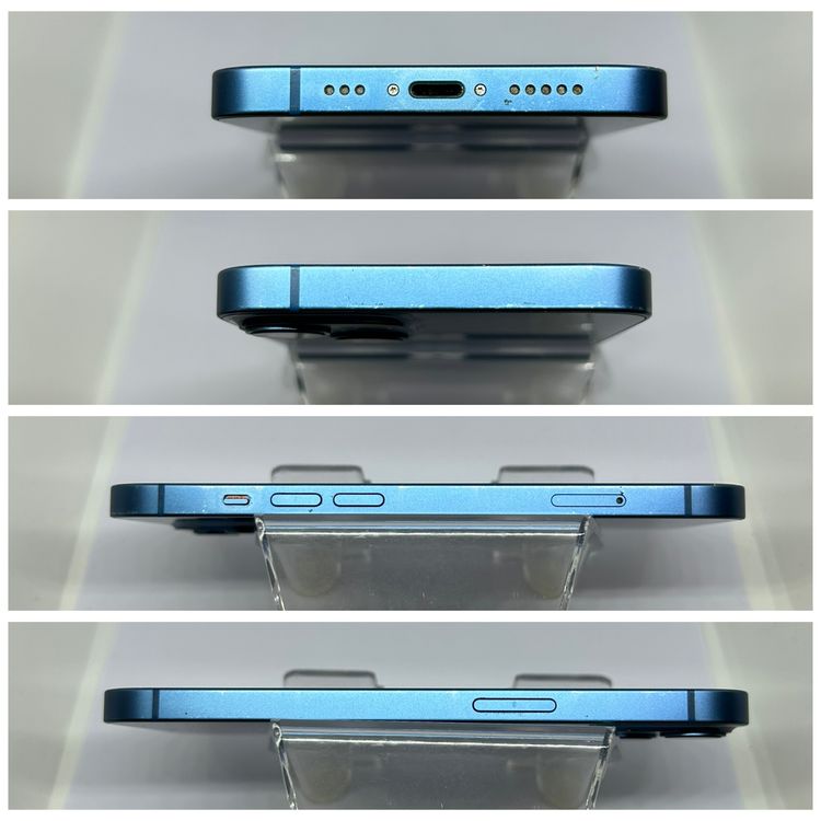 ��SIM�ե꡼ iPhone13  256GB �֥롼 �Хåƥ꡼78%