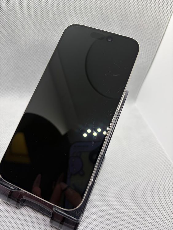 ��SIM�ե꡼ iPhone15Pro 256GB �ۥ磻�ȥ����˥��� �Хåƥ꡼91%