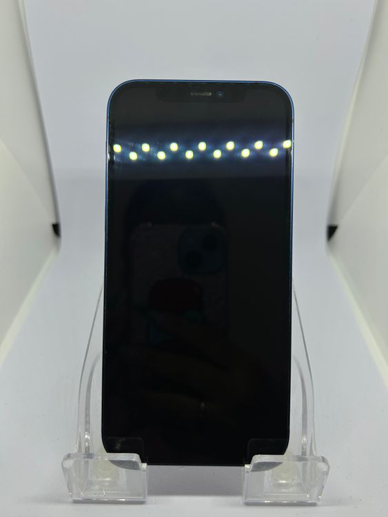 ��SIM�ե꡼ iPhone12  128GB �֥롼 �Хåƥ꡼74%