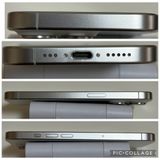 ���Хåƥ꡼86% SIM�ե꡼ iPhone15Pro 512GB �ۥ磻�ȥ����˥���