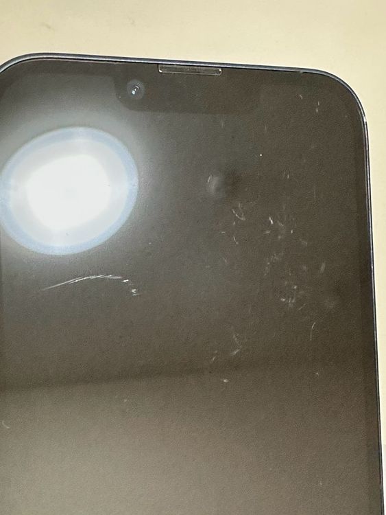 ���Хåƥ꡼85% SIM�ե꡼ iPhone14 128GB �ߥåɥʥ���