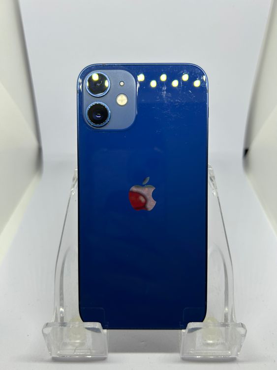 ��SIM�ե꡼ iPhone12mini  128GB �֥롼 �Хåƥ꡼74%