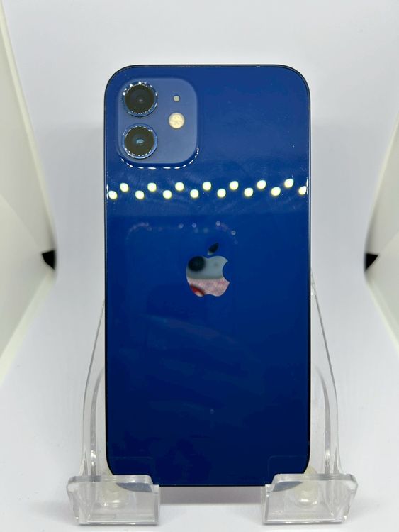 ��SIM�ե꡼ iPhone12  128GB �֥롼 �Хåƥ꡼74%
