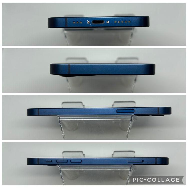 ���ϥԥͥ��ͥå� SIM�ե꡼ iPhone12  128GB �� �֥롼 �Хåƥ꡼77%