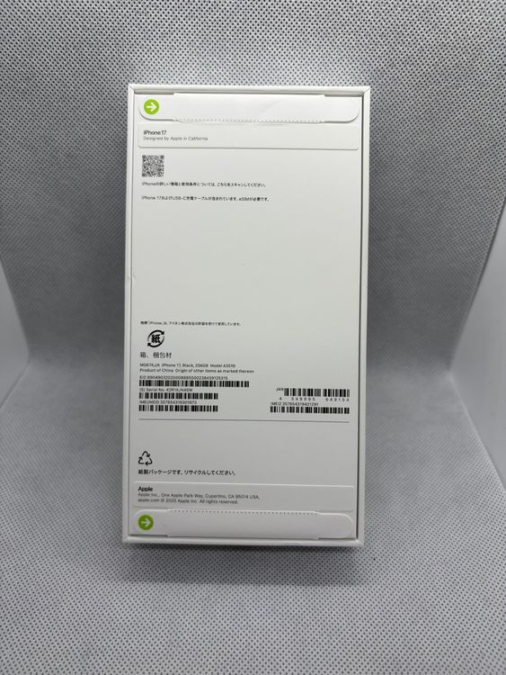 ���ϥԥͥ��ͥå� ����̤���� SIM�ե꡼ iPhone17 256GB �֥�å�