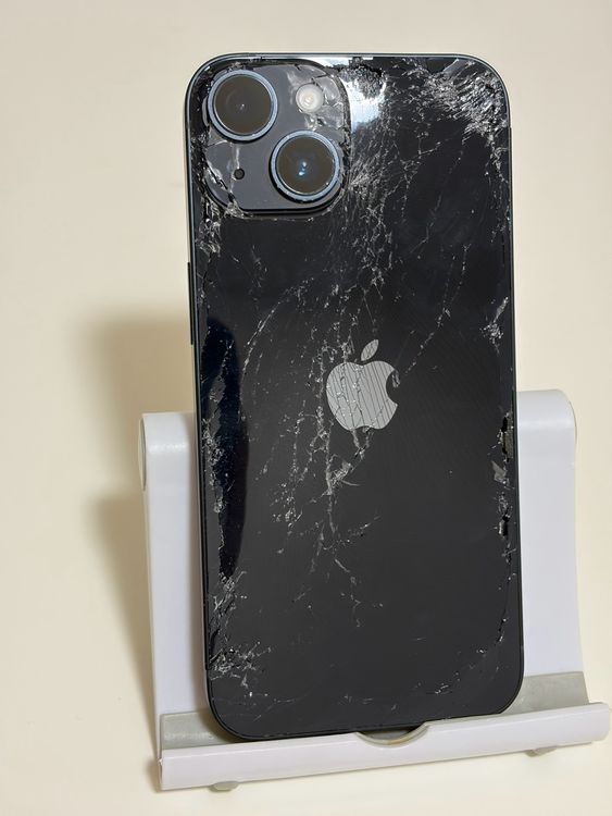 ���Хåƥ꡼84% SIM�ե꡼ iPhone14 128GB �ߥåɥʥ���