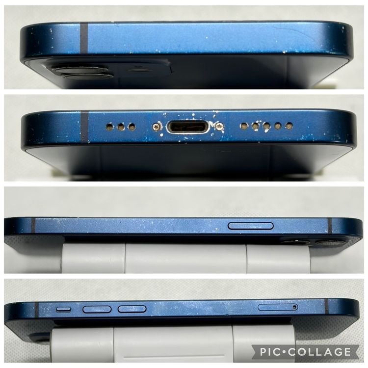 ���Хåƥ꡼83% SIM�ե꡼ iPhone12 64GB �֥롼