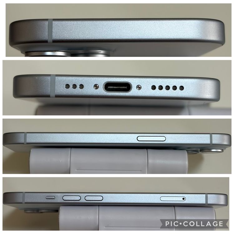 ���Хåƥ꡼86% SIM�ե꡼ iPhone15 128GB �֥롼
