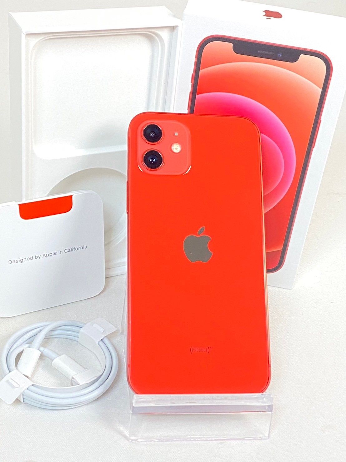 ムスビー｜○ハピネスネット SIMフリー iPhone12 64GB レッド 