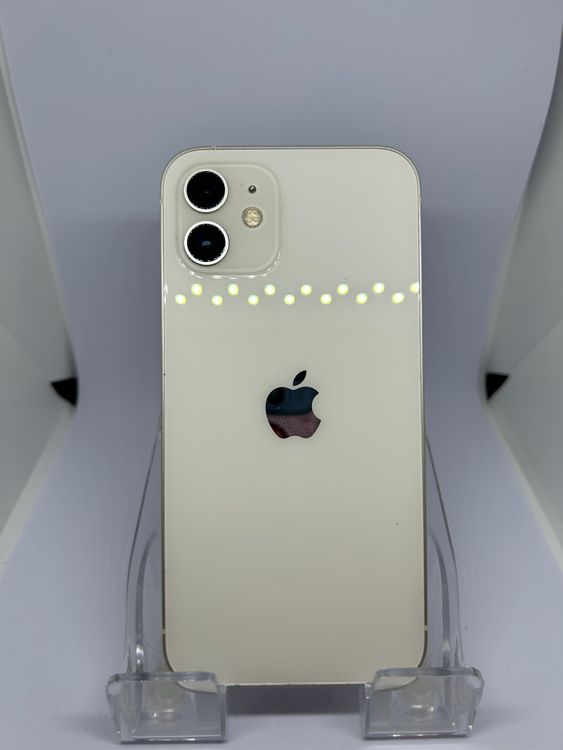 ��SIM�ե꡼ iPhone12  128GB �ۥ磻�� �Хåƥ꡼76%