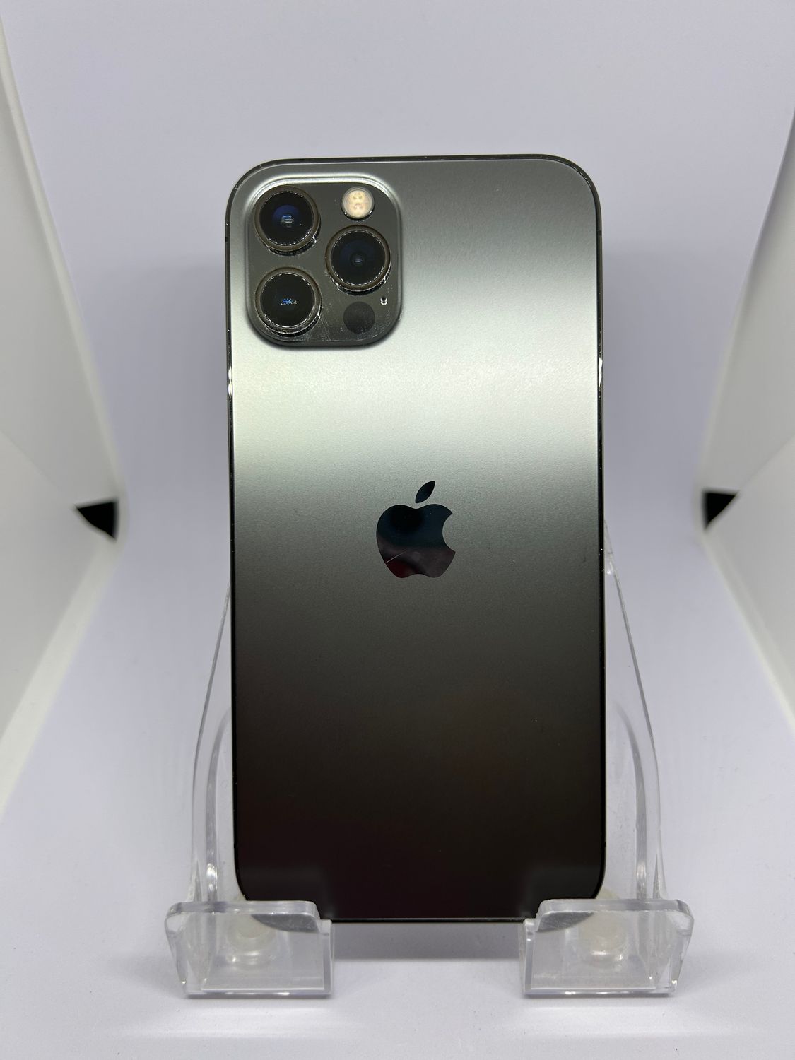 バッテリー交換済 iPhone12pro SIMフリー256GB グラファイト ムスビー｜○SIMフリー iPhone12Pro 256GB グラファイト バッテリー70