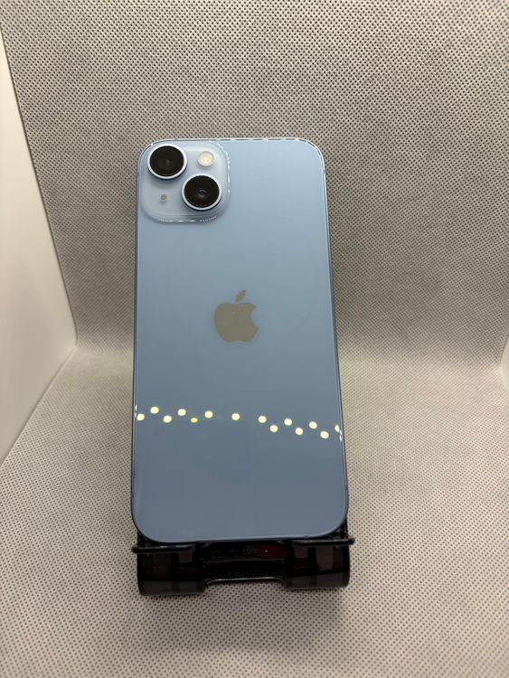 ���ϥԥͥ��ͥå� SIM�ե꡼ iPhone14 128GB �֥롼 �Хåƥ꡼84%