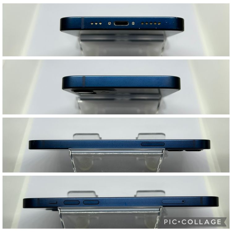 ��SIM�ե꡼ iPhone12  64GB �֥롼 �Хåƥ꡼77%