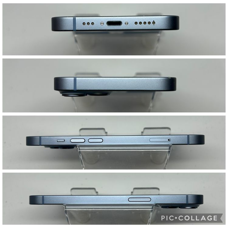 ���Хåƥ꡼87% SIM�ե꡼ iPhone14  128GB �֥롼