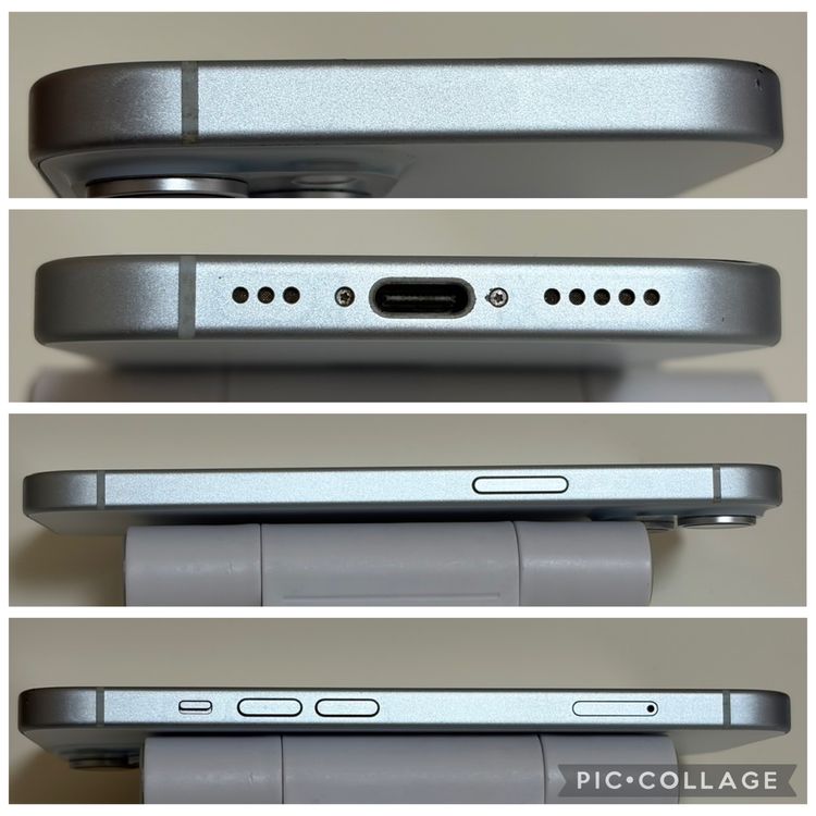 ���Хåƥ꡼83% SIM�ե꡼ iPhone15 128GB �֥롼