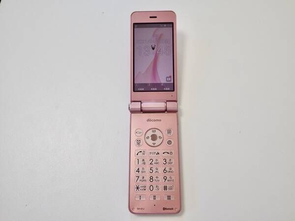 ムスビー｜SIMフリー済み docomo AQUOS ケータイ SH-01J ピンク 送料 