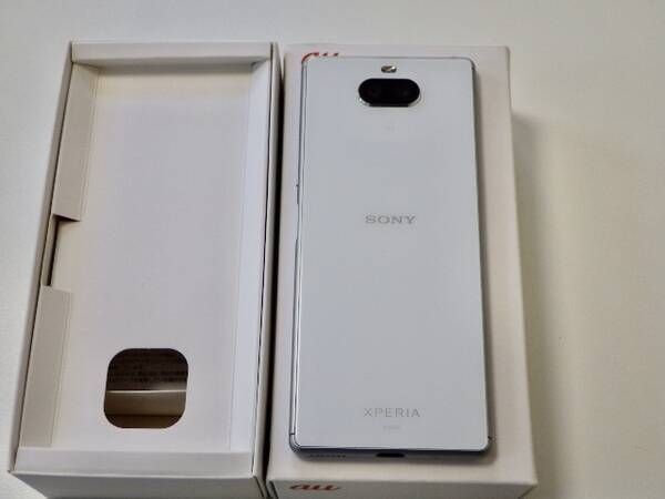 ムスビー｜新品同様 SIMフリー au Xperia8 SOV42 ホワイト【Xperia 8 
