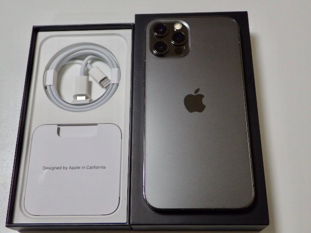 ムスビー｜SIMフリー iPhone12 Pro 512GB グラファイト 電池85% 送料