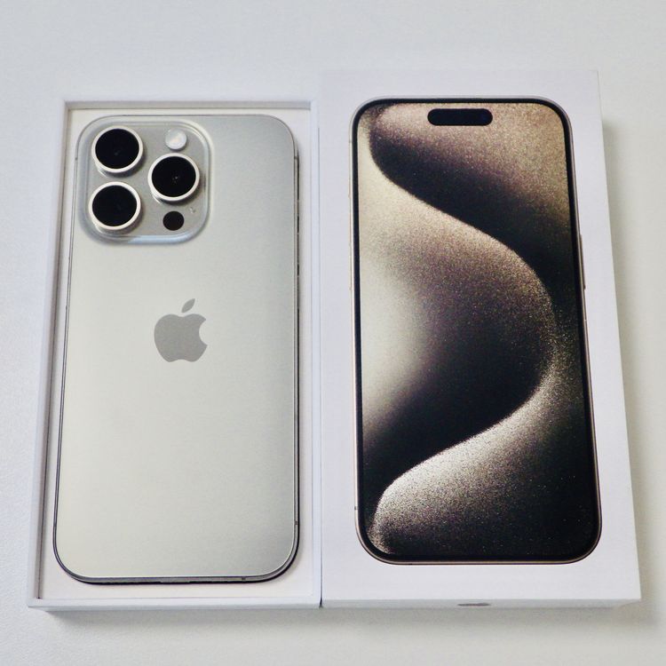 ムスビー｜SIMフリー iPhone15 Pro 256GB ナチュラルチタニウム 電池 