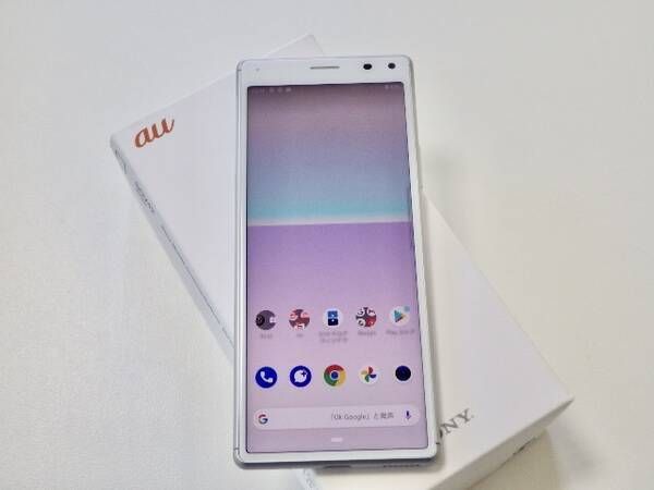 ムスビー｜新品同様 SIMフリー au Xperia8 SOV42 ホワイト【Xperia 8 